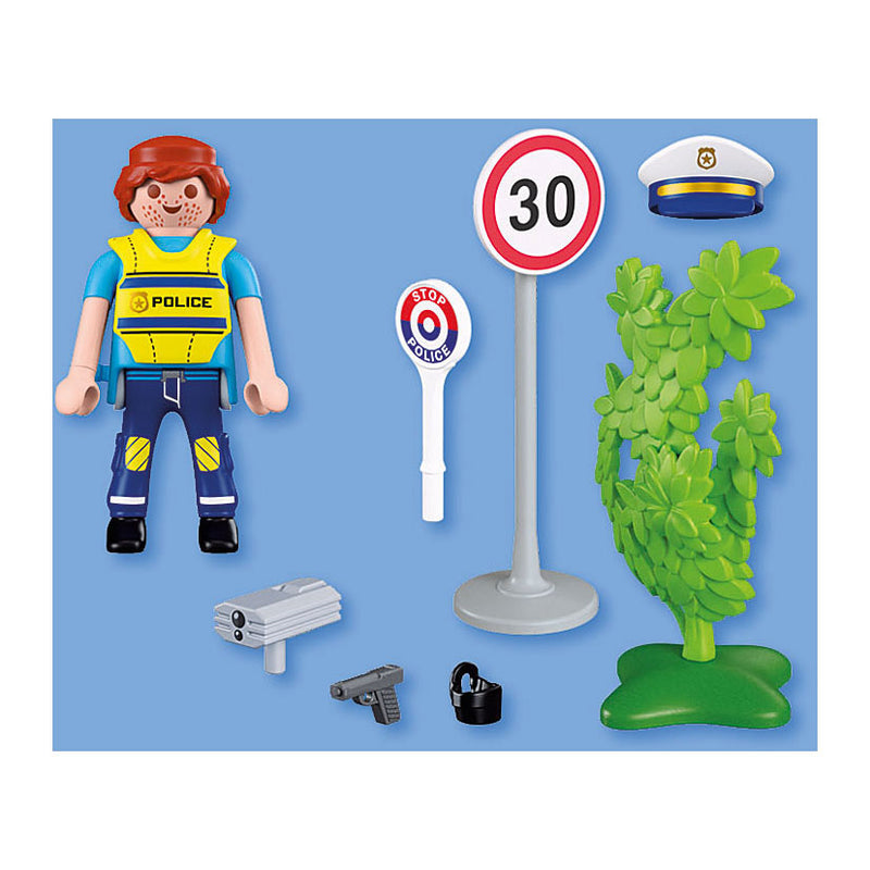 Afbeelding laden in galerijviewer, Playmobil specials politieagent met snelheidsradar - 72029
