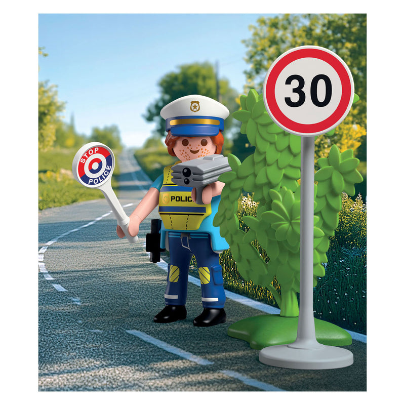 Afbeelding laden in galerijviewer, Playmobil specials politieagent met snelheidsradar - 72029
