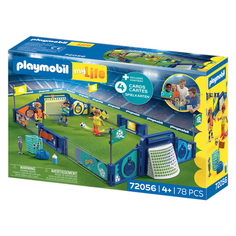 Afbeelding laden in galerijviewer, Playmobil my life voetbalstadion - 72056.
