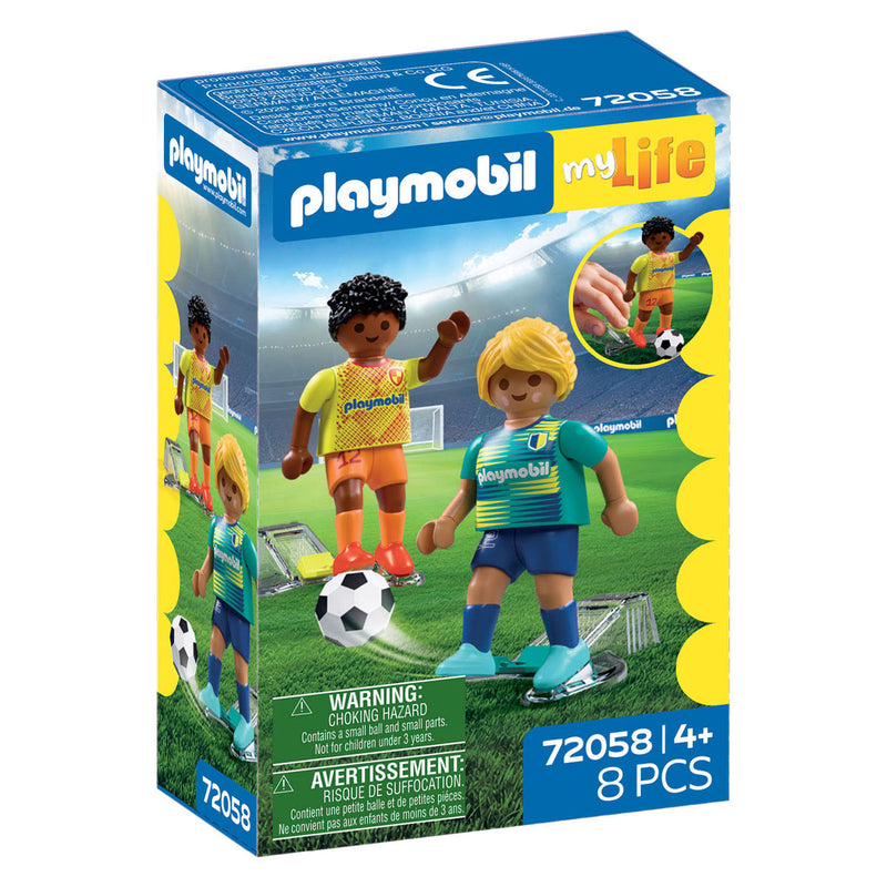Afbeelding laden in galerijviewer, Playmobil my life voetbalspelers - 72058
