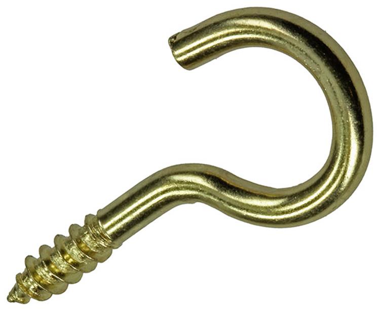 Afbeelding laden in galerijviewer, Mack 1019698 - schroefhaak messing 3 st 3,5 x 20mm | 10 stuks
