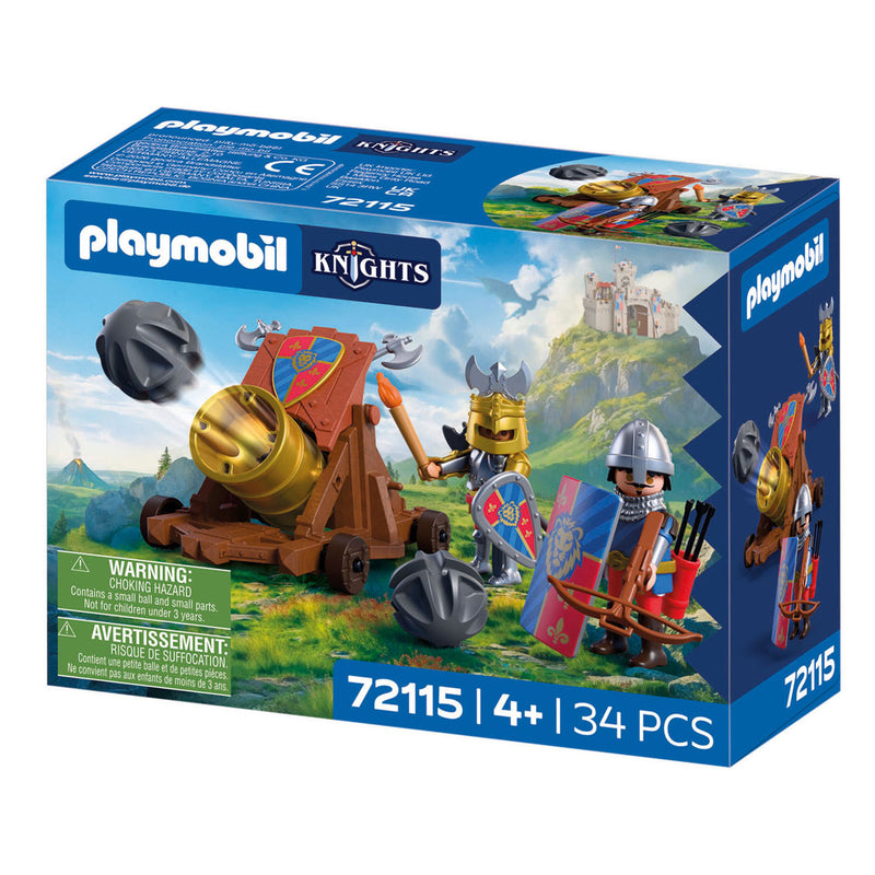 Afbeelding laden in galerijviewer, Playmobil knights ridders met kanon - 72115.
