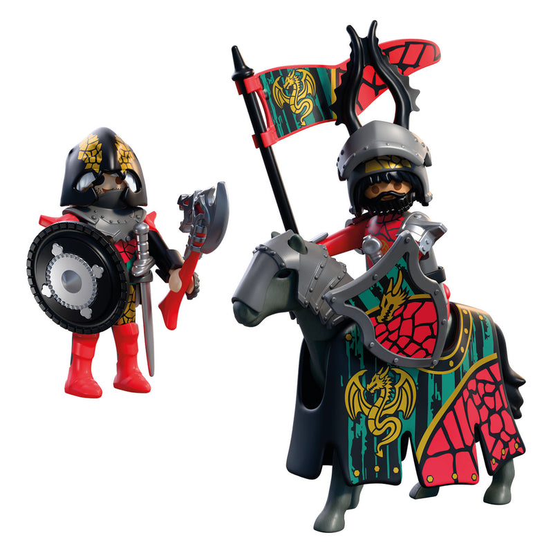 Afbeelding laden in galerijviewer, Playmobil knights drakenridder leider - 72118

