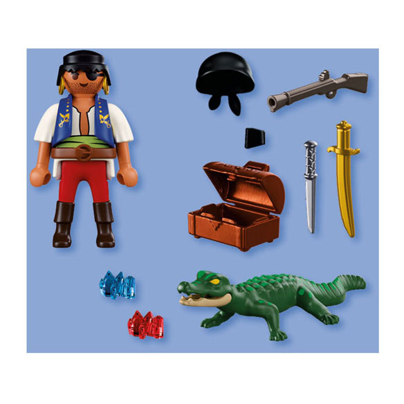 Afbeelding laden in galerijviewer, Playmobil specials piraat vs. kaaiman - 72154
