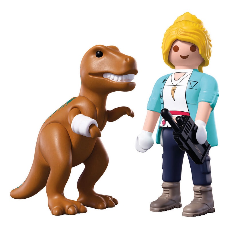 Afbeelding laden in galerijviewer, Playmobil duopack t-rex met onderzoeker - 72172
