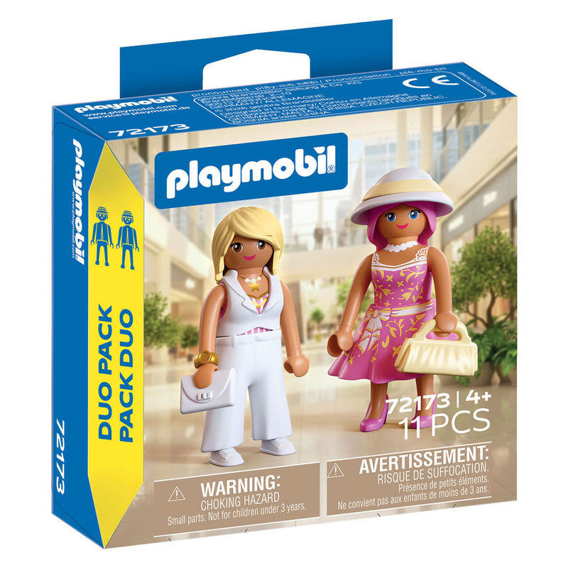 Afbeelding laden in galerijviewer, Playmobil duopack winkelende vriendinnen - 72173
