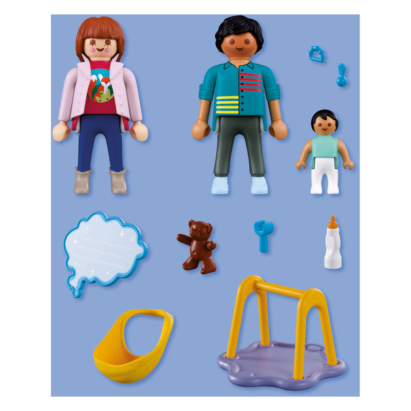 Afbeelding laden in galerijviewer, Playmobil geboorte speelset - baby familie cadeau set.
