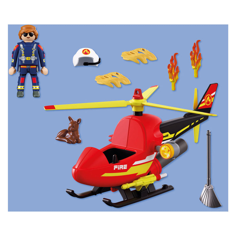 Afbeelding laden in galerijviewer, Playmobil city action blushelikopter - 72196
