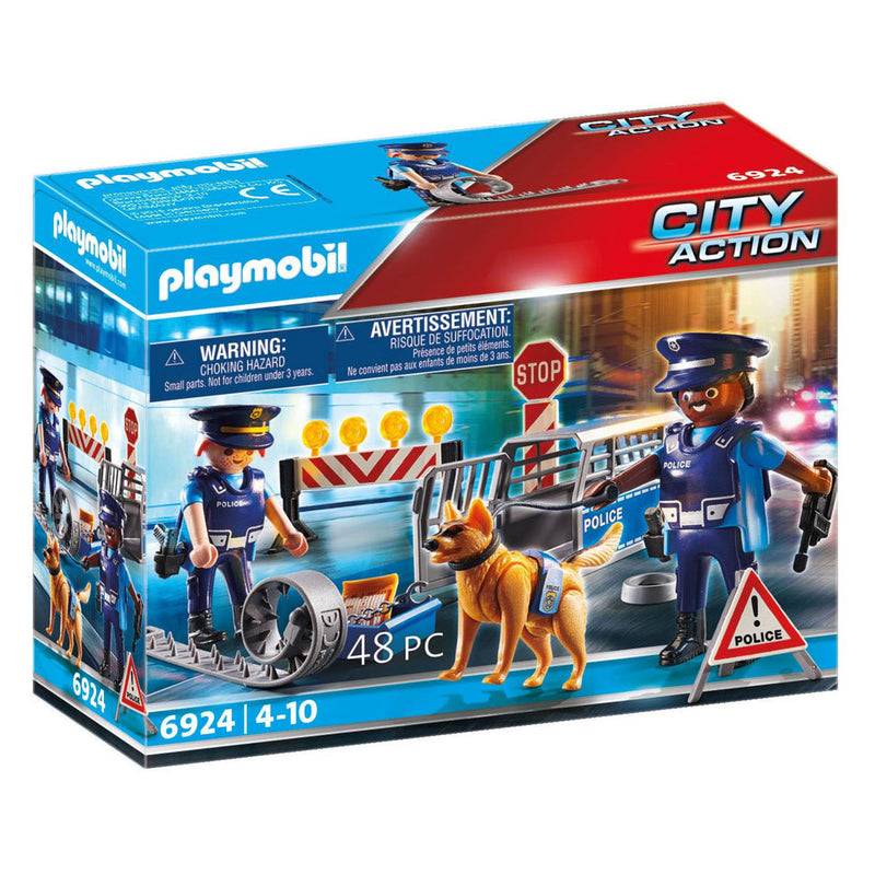 Afbeelding laden in galerijviewer, Playmobil City Action Politiewegversperring 6924
