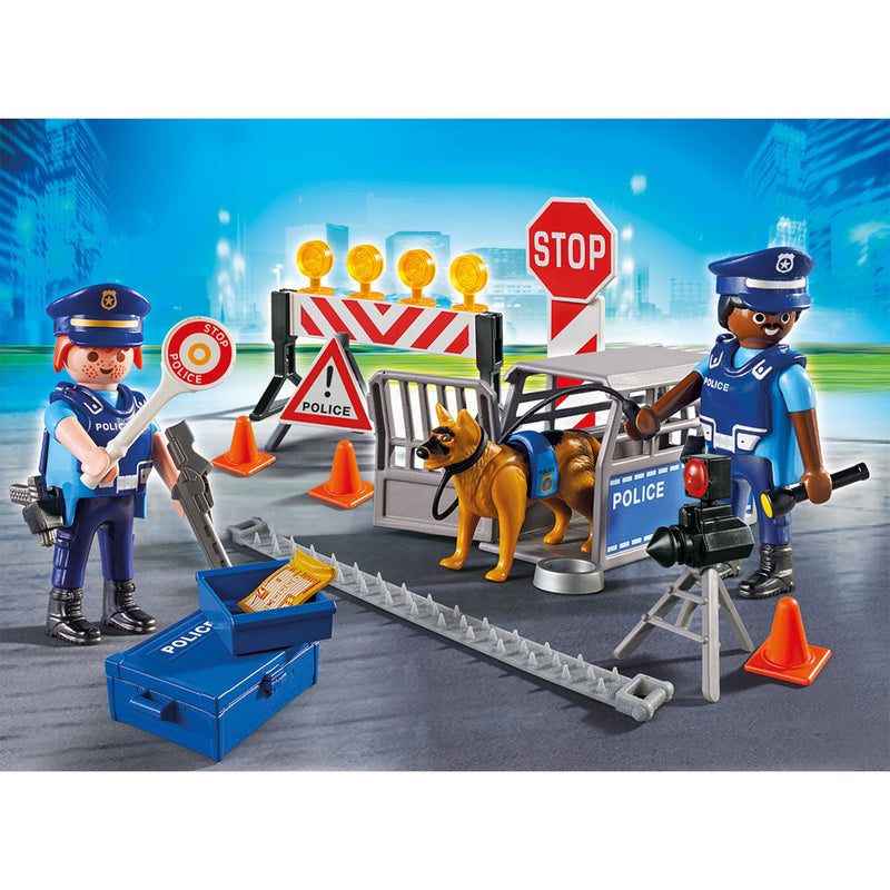 Afbeelding laden in galerijviewer, Playmobil City Action Politiewegversperring 6924
