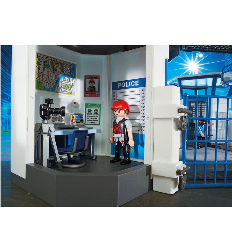 Afbeelding laden in galerijviewer, PLAYMOBIL City Action Politiebureau met Gevangenis 6919
