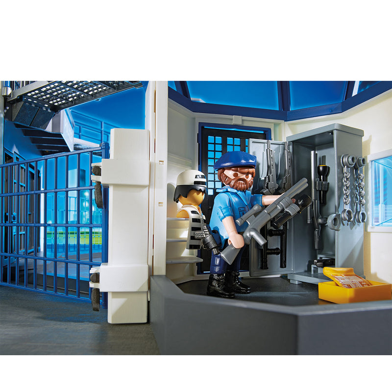 Afbeelding laden in galerijviewer, PLAYMOBIL City Action Politiebureau met Gevangenis 6919
