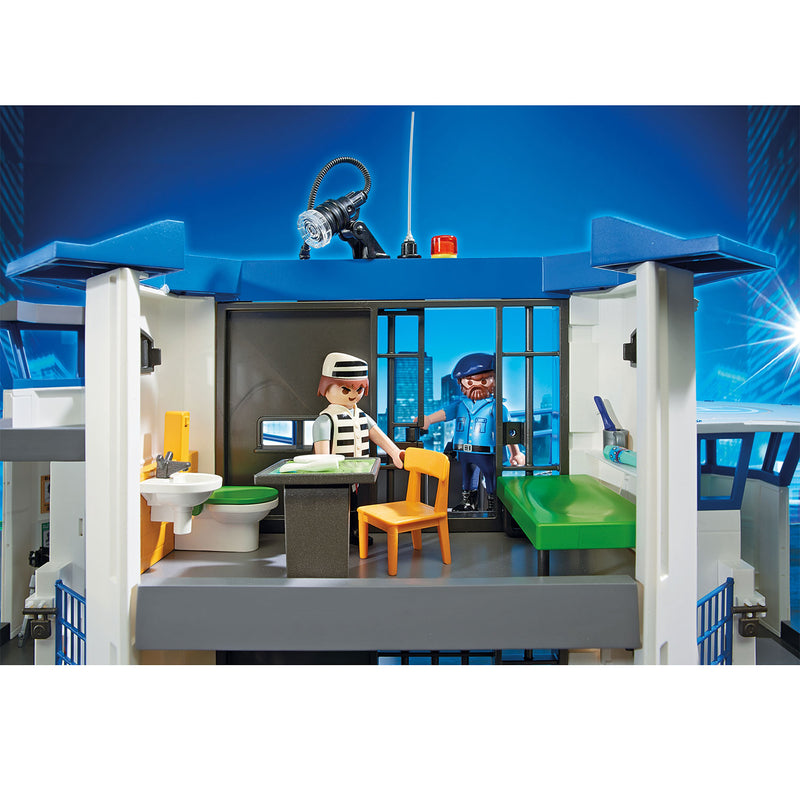 Afbeelding laden in galerijviewer, PLAYMOBIL City Action Politiebureau met Gevangenis 6919
