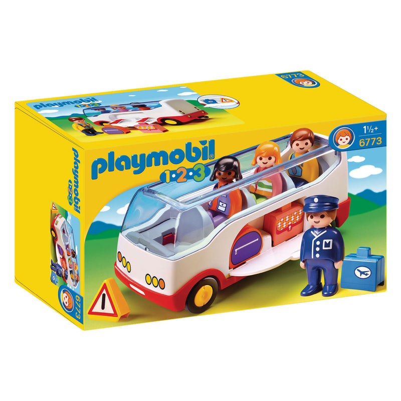 Afbeelding laden in galerijviewer, Playmobil 1.2.3. Autobus 6773
