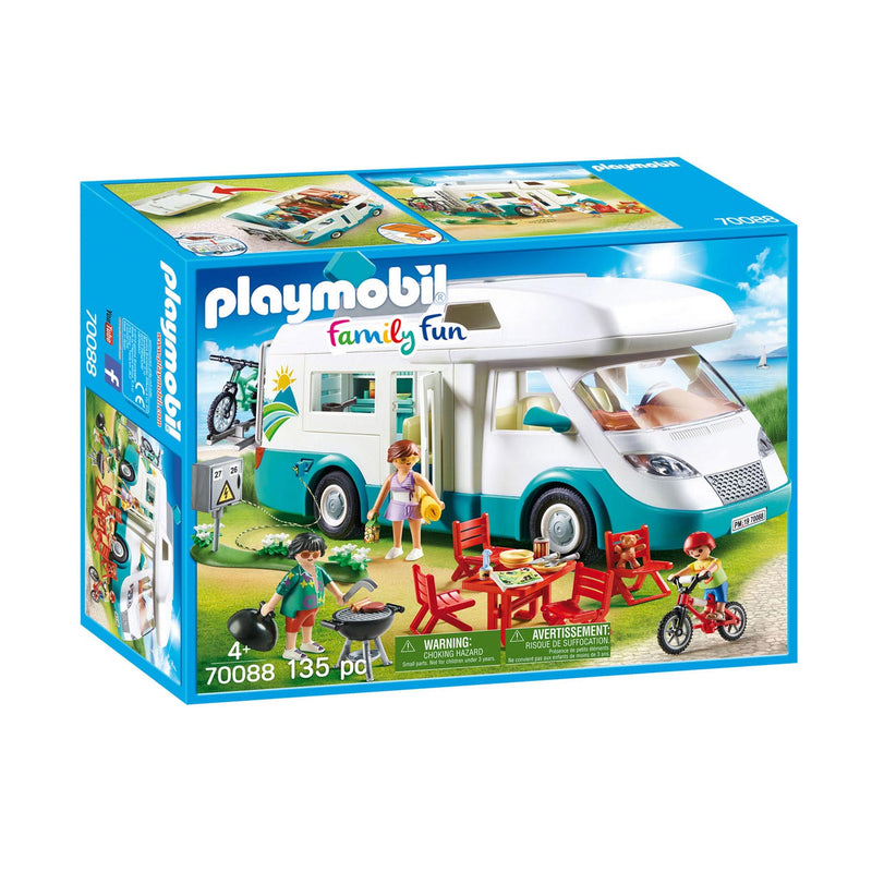 Afbeelding laden in galerijviewer, Playmobil family fun camper met familie - 70088
