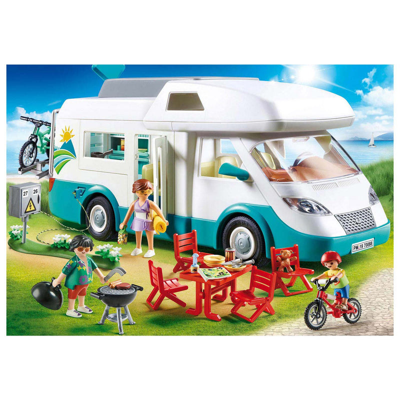 Afbeelding laden in galerijviewer, Playmobil family fun camper met familie - 70088
