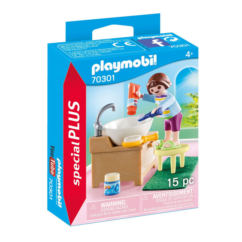 Afbeelding laden in galerijviewer, Playmobil 70301 Meisje aan Wastafel
