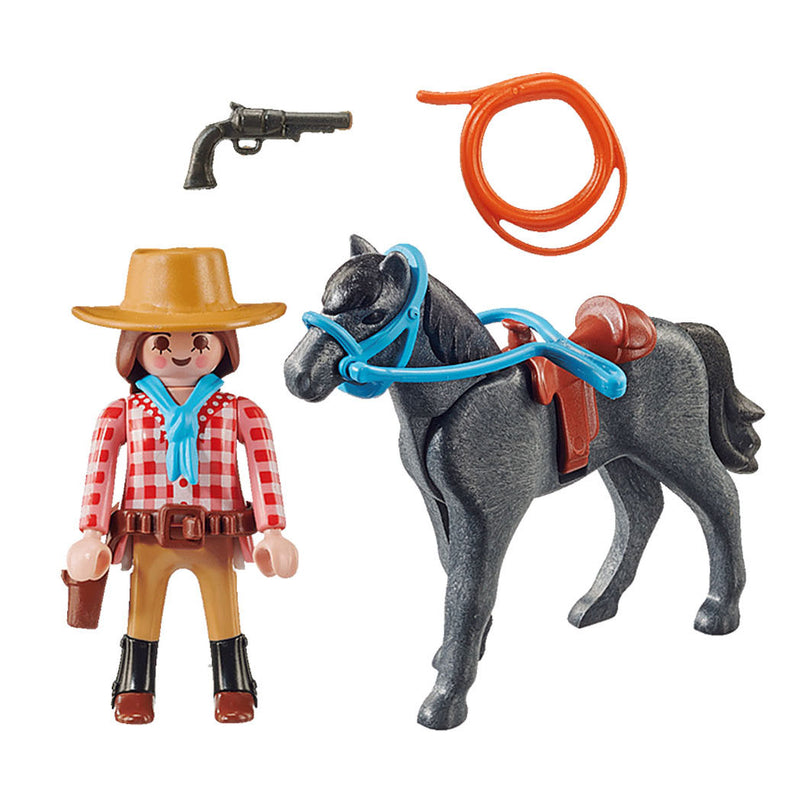 Afbeelding laden in galerijviewer, Playmobil specials western ruiter - 70602
