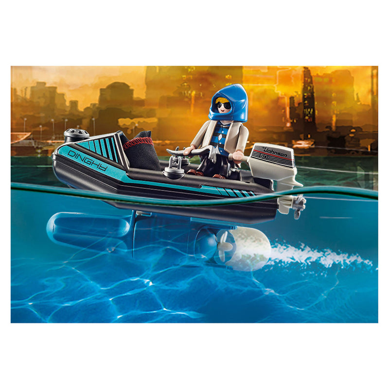 Afbeelding laden in galerijviewer, Playmobil City Action Politiejetpack Arrestatie van de Kunstdief 70782
