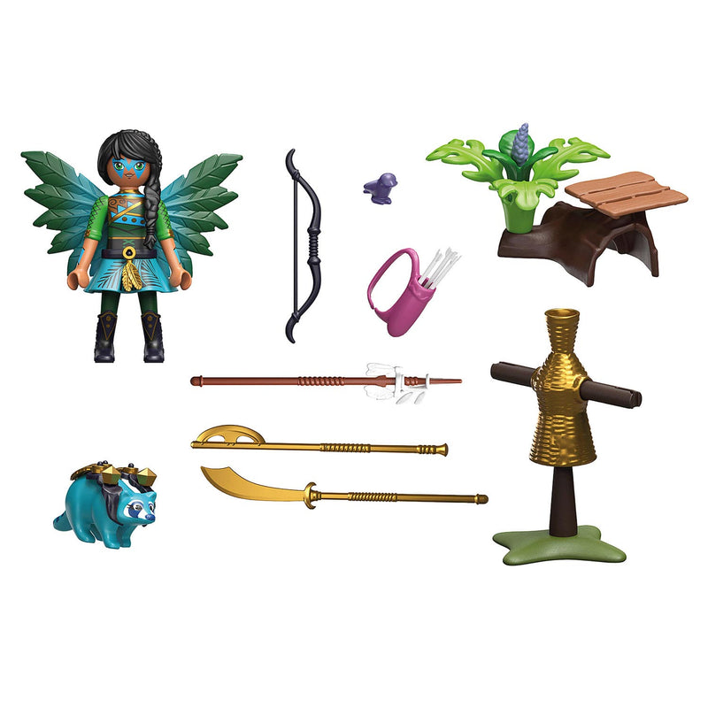 Afbeelding laden in galerijviewer, Playmobil ayuma starterset knight fairy met wasbeer - 70905
