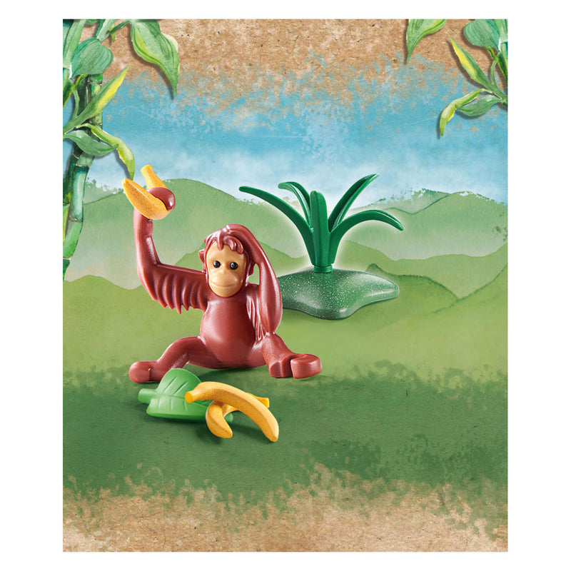 Afbeelding laden in galerijviewer, Playmobil wiltopia baby orang-oetan - 71074
