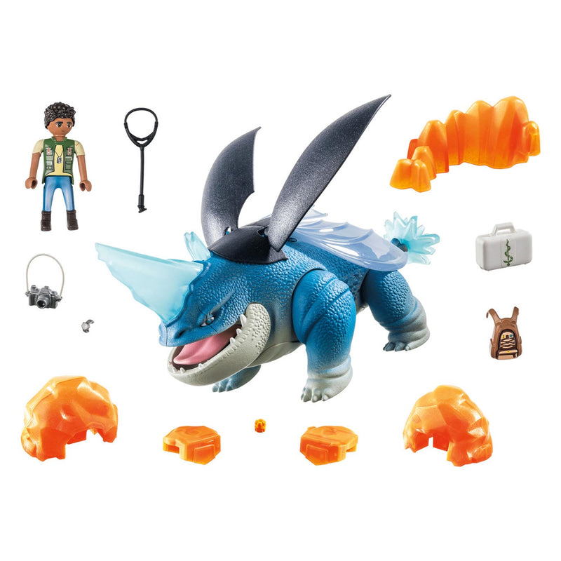 Afbeelding laden in galerijviewer, Playmobil dragons: the nine realms plowhorn d'angelo - 71082
