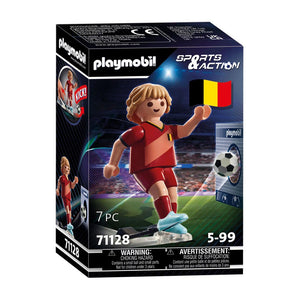 Playmobil sports action voetballer belgië - 71128