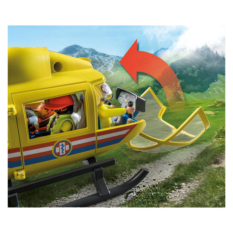 Afbeelding laden in galerijviewer, Playmobil city life reddingshelikopter - 71203
