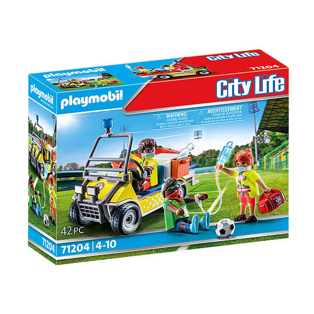 Afbeelding laden in galerijviewer, Playmobil City Life Reddingswagen 71204
