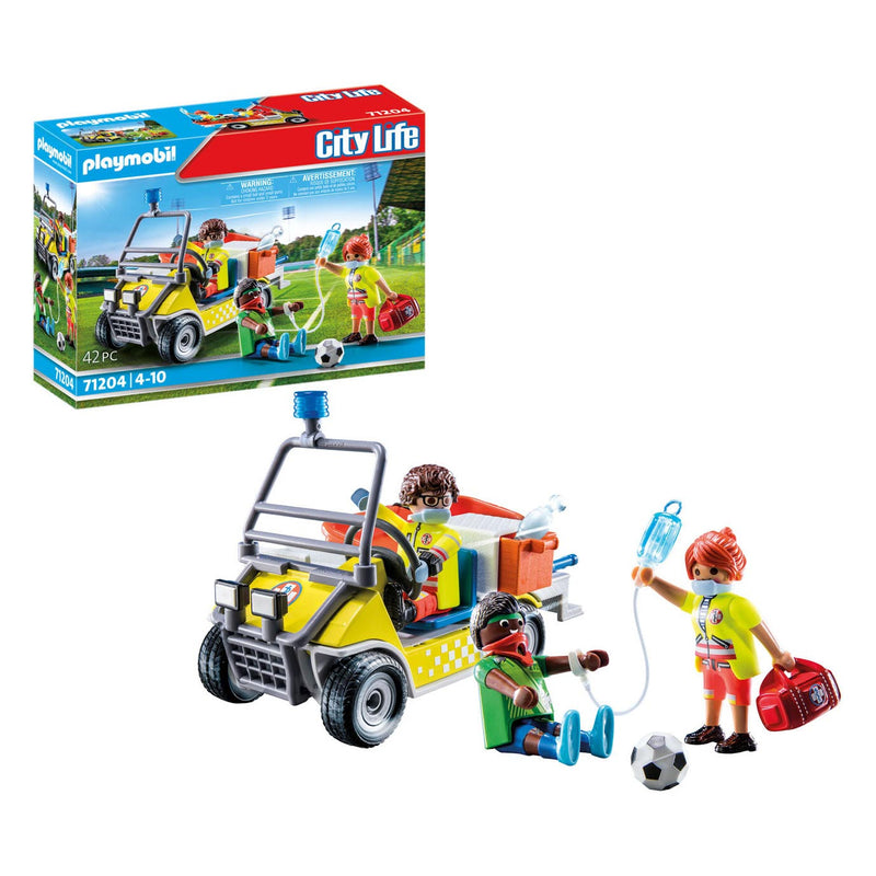 Afbeelding laden in galerijviewer, Playmobil City Life Reddingswagen 71204
