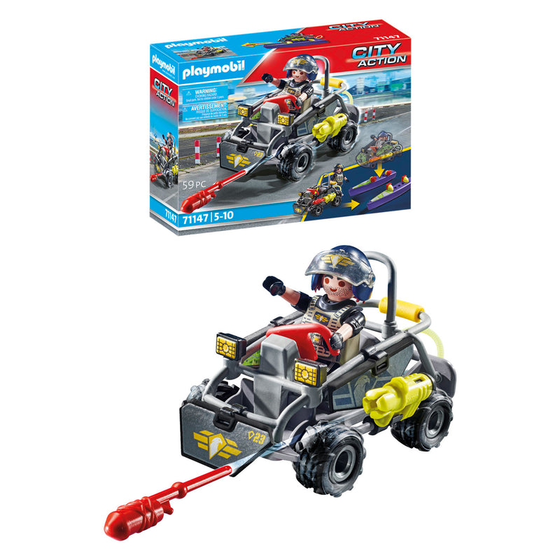 Afbeelding laden in galerijviewer, Playmobil city action se-multiterreinwagen - 71147
