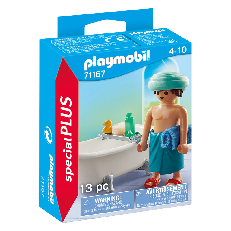 Afbeelding laden in galerijviewer, Playmobil specials man in badkuip - 71167
