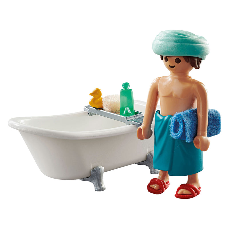 Afbeelding laden in galerijviewer, Playmobil specials man in badkuip - 71167

