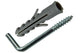 Mack 1017901 - plug + schroefduim polyeth 4 st 8mm 5x50mm | 5 stuks