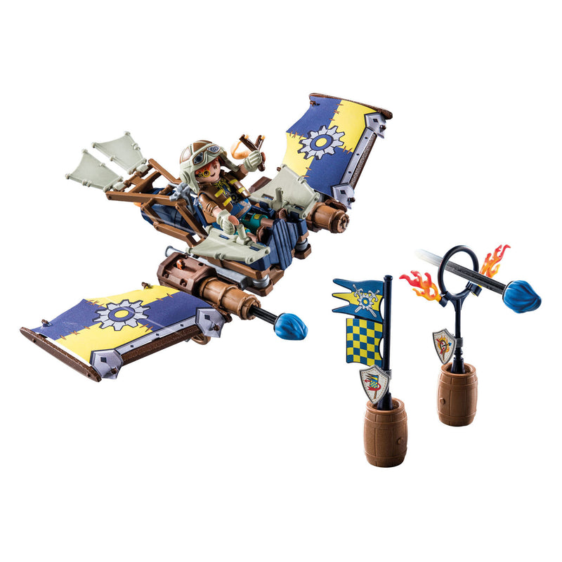 Afbeelding laden in galerijviewer, Playmobil Novelmore Dario's zweefvliegtuig 71211
