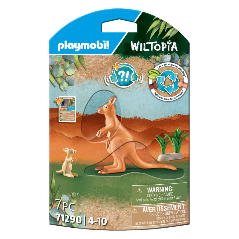 Afbeelding laden in galerijviewer, Playmobil Wiltopia Kangoeroe met Welp 71290

