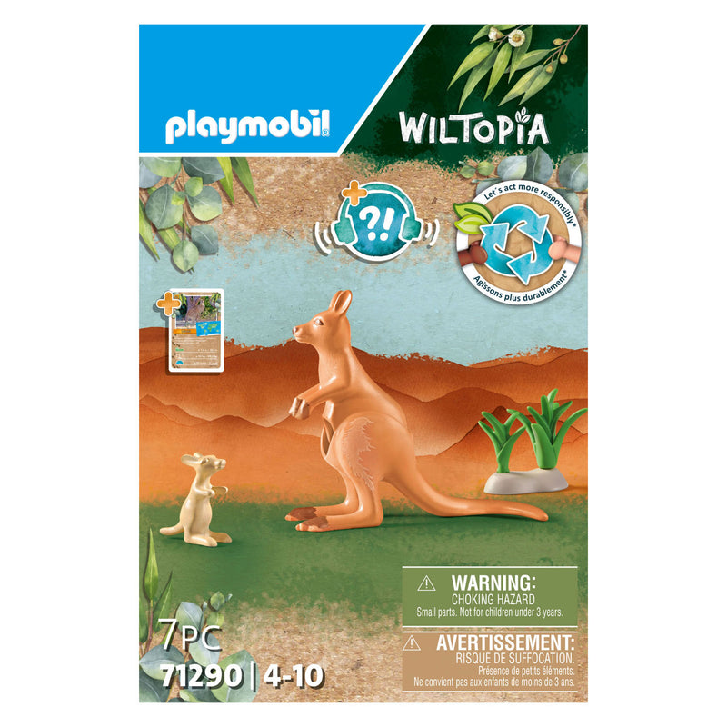 Afbeelding laden in galerijviewer, Playmobil Wiltopia Kangoeroe met Welp 71290
