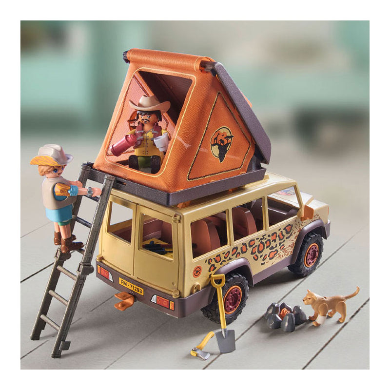 Afbeelding laden in galerijviewer, Playmobil Wiltopia met de Terreinwagen bij de Leeuwen 7129
