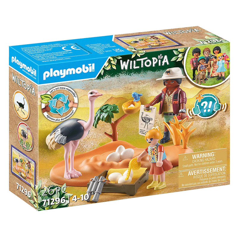 Afbeelding laden in galerijviewer, Playmobil Wiltopia Op Bezoek bij Papa Struisvogel 71296
