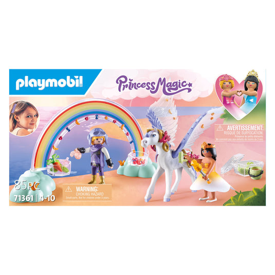 Playmobil princess magic pegasus met regenboog - 71361