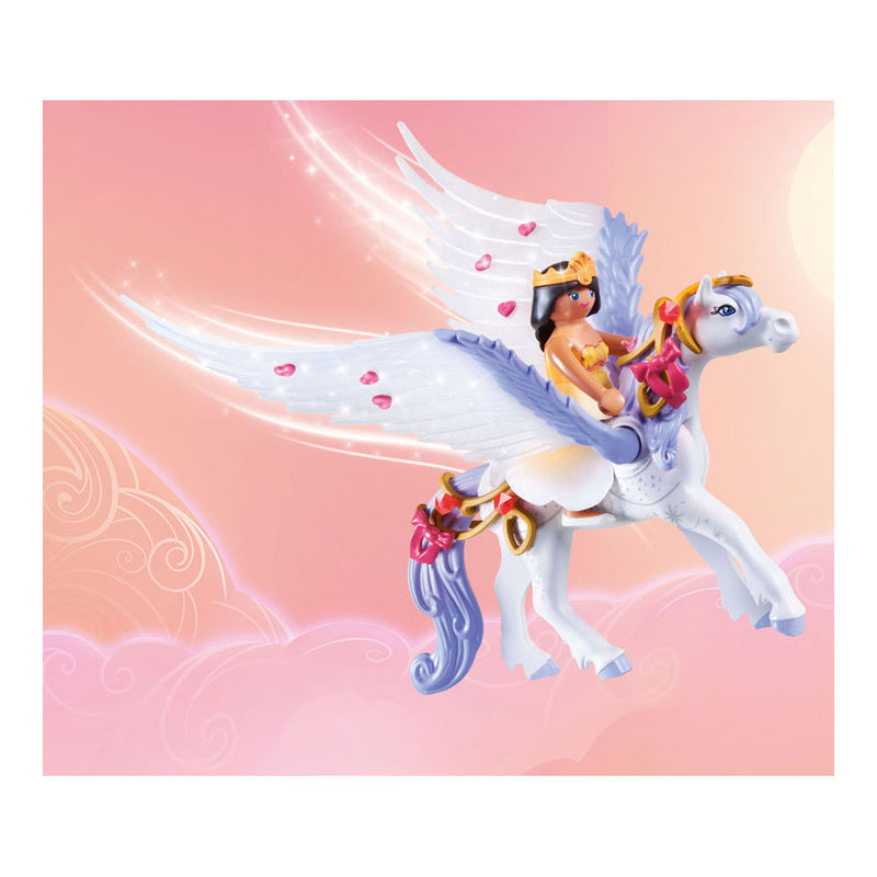 Afbeelding laden in galerijviewer, Playmobil princess magic pegasus met regenboog - 71361
