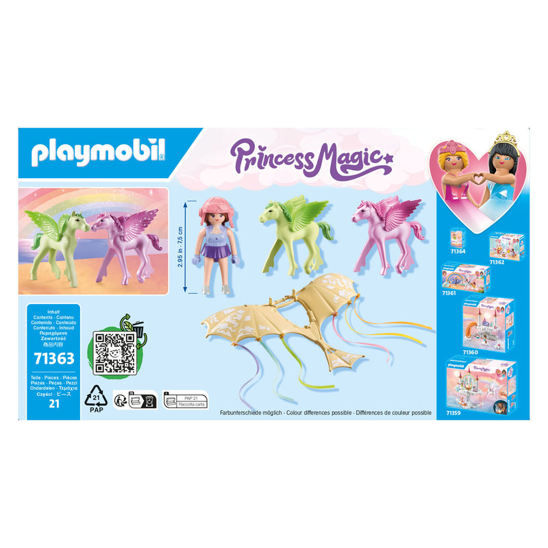 Afbeelding laden in galerijviewer, Playmobil Princess Uitje met Pegasus-veulens 71363

