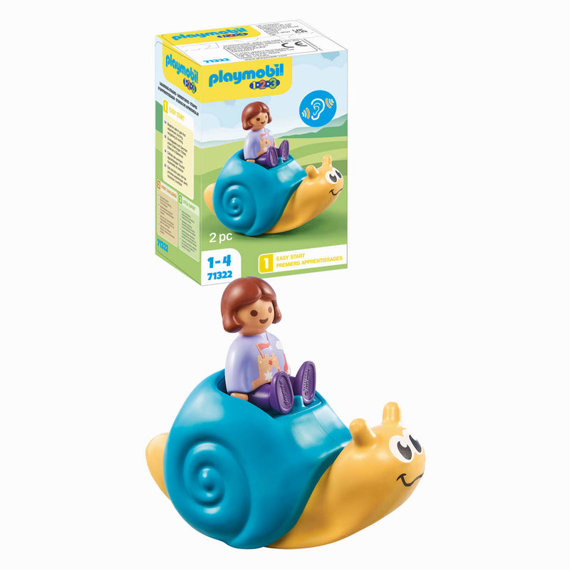 Afbeelding laden in galerijviewer, Playmobil 1.2.3. Schommelende Slak 71322
