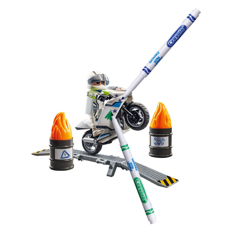 Afbeelding laden in galerijviewer, Playmobil Color Motorcrossmotor 71377
