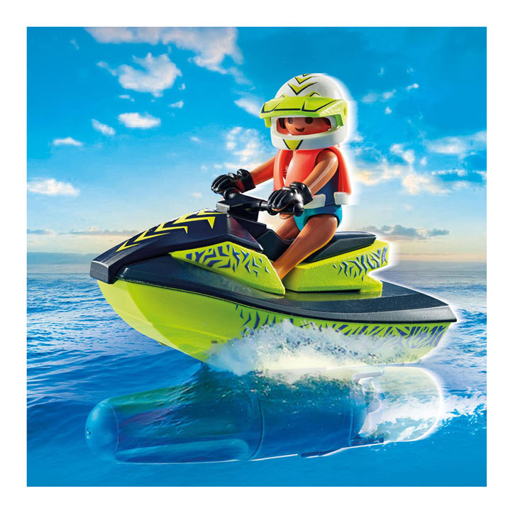 Afbeelding laden in galerijviewer, Playmobil action heroes brandweerboot met waterscooter - 71464
