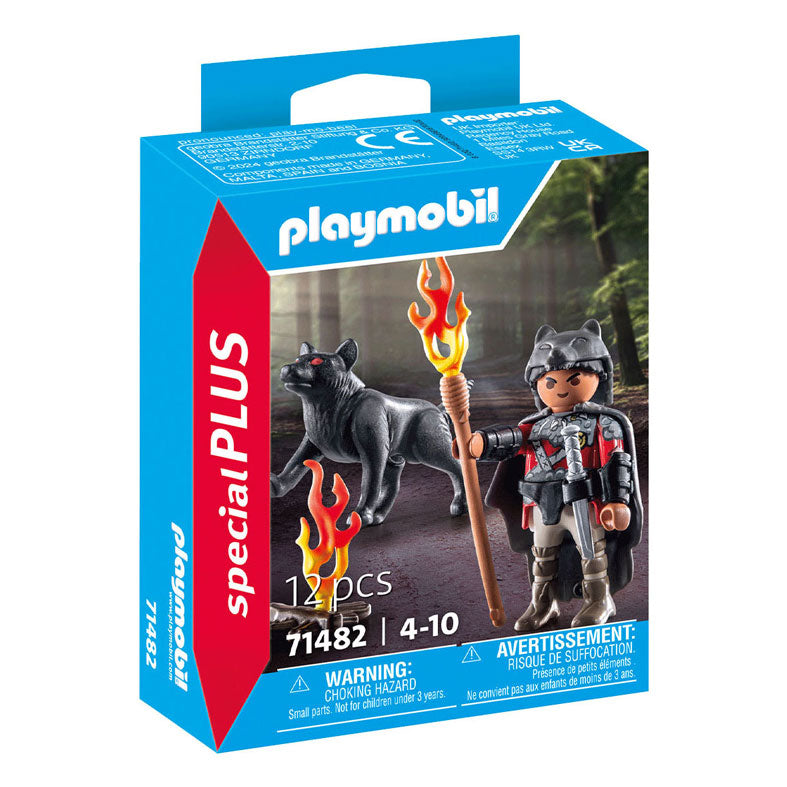 Afbeelding laden in galerijviewer, Playmobil Specials Krijger met Wolf 71482
