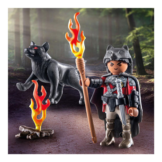Playmobil Specials Krijger met Wolf 71482