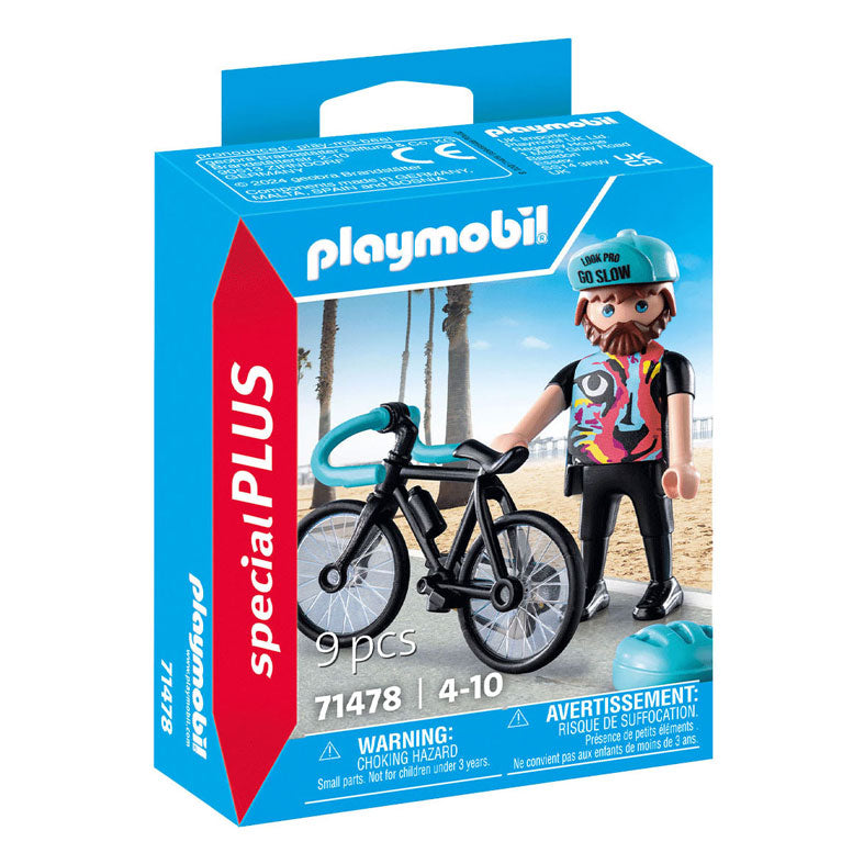 Afbeelding laden in galerijviewer, Playmobil Specials Wielrenner 71478
