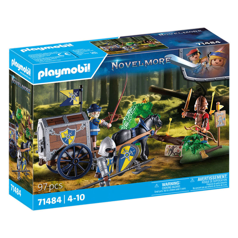 Afbeelding laden in galerijviewer, Playmobil novelmore overval op transportwagen - 71484
