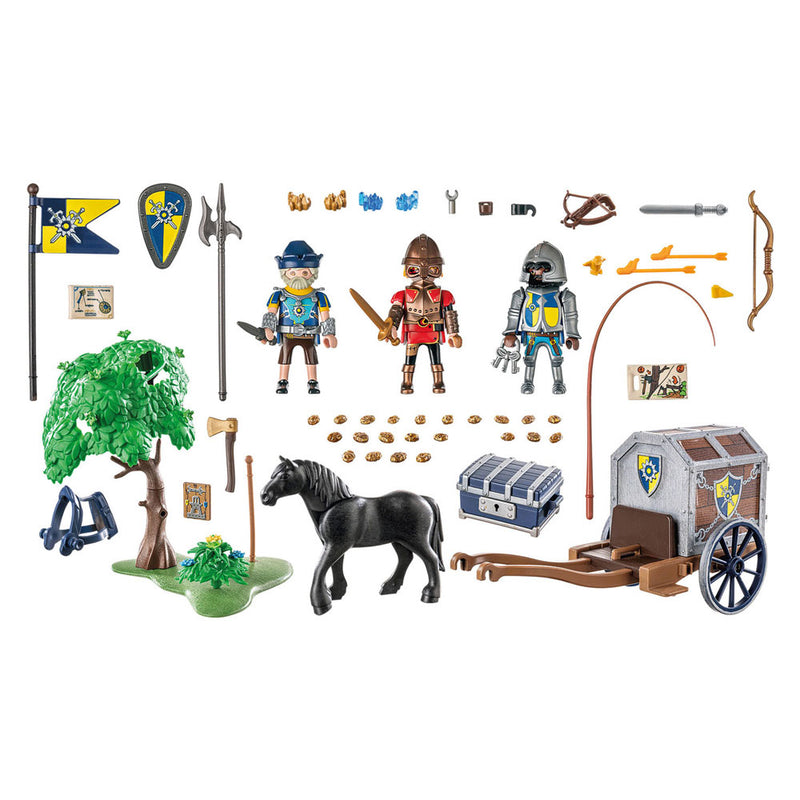 Afbeelding laden in galerijviewer, Playmobil novelmore overval op transportwagen - 71484
